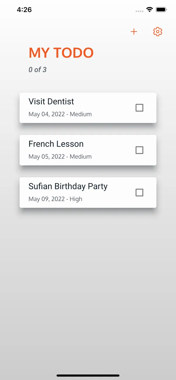 My ToDo — screenshot 4
